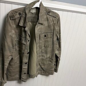 Thread & Supply Olive Camo Military Field Jacket